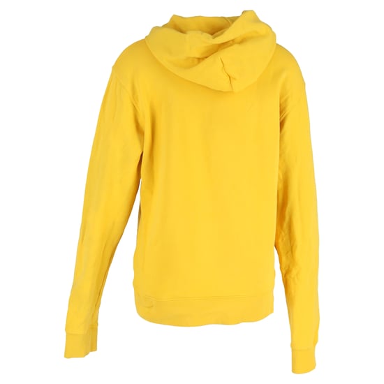 Geborduurde hoodie van Sandro Paris in geel katoen. - Image 3