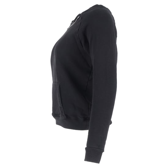 Saint Laurent sweatshirt met scheuren en kettingdetails in zwart katoen - Image 2