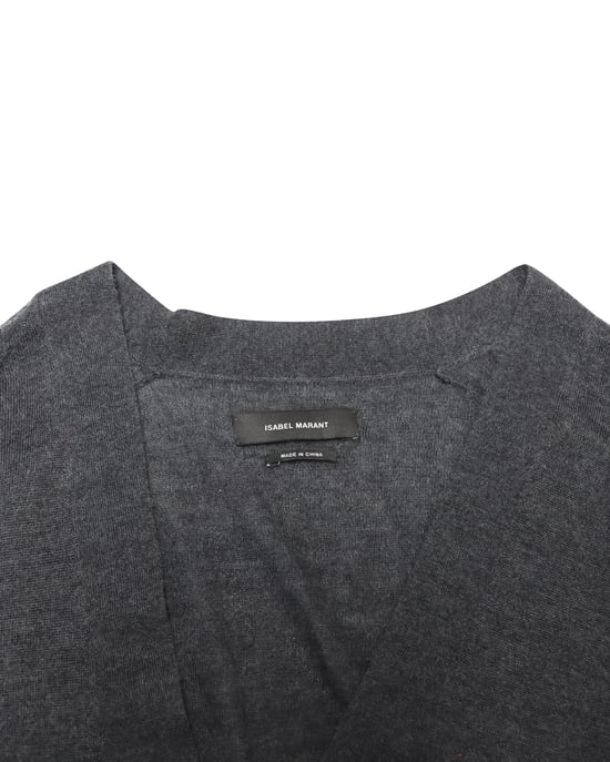 Isabel Marant vest in donkergrijs kasjmier - Image 6