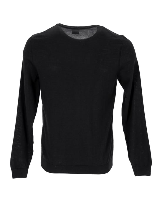 Hugo Boss gebreide trui van zwarte wol - Image 3