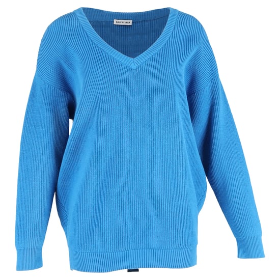 Balenciaga V-hals trui van blauw katoen - Image 1