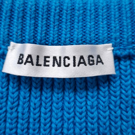 Balenciaga V-hals trui van blauw katoen - Image 4