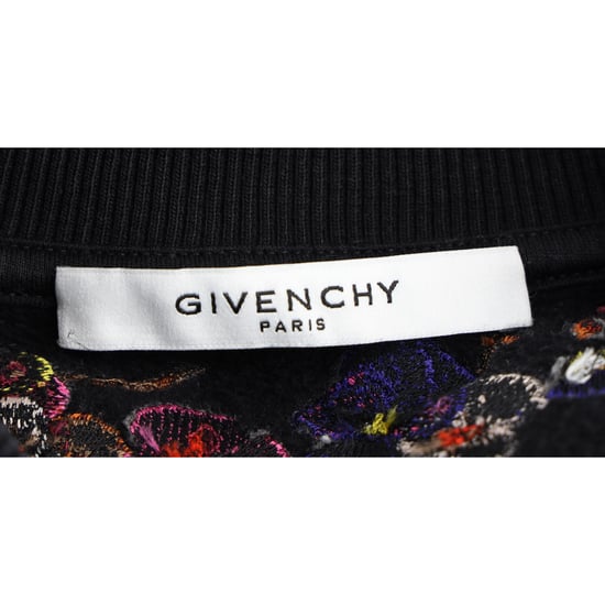 Givenchy sweatshirt met geborduurde bloemen in zwart katoen - Image 4