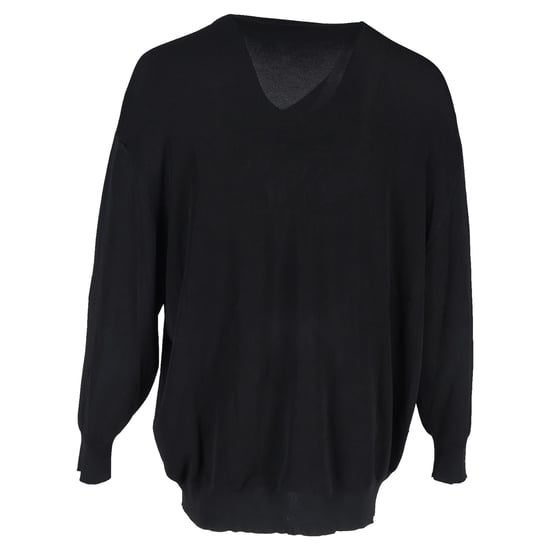 Balenciaga V-hals trui in zwarte viscose - Image 3