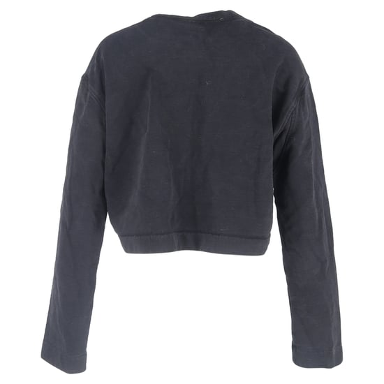 Acne Studios cropped sweater met ronde hals in zwart katoen - Image 3