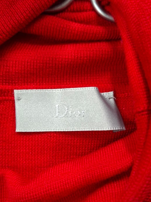 Dior coltrui van rode wol. - Image 4