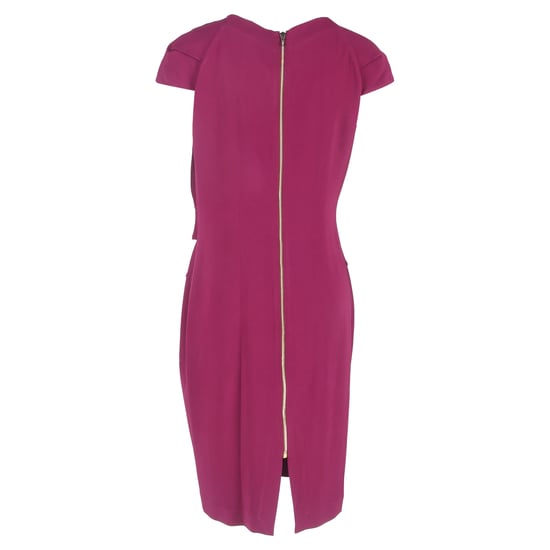 Roland Mouret Nepa gedrapeerde midi-jurk in paarse viscose - Image 3