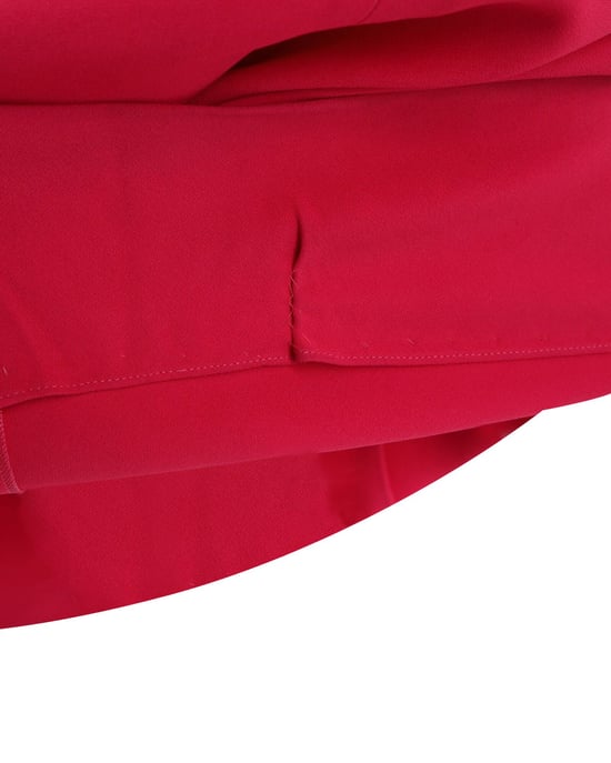 Roland Mouret avondjurk met vierkante halslijn en open rug in roze viscose - Image 6