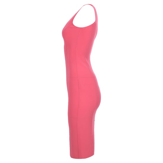 Michael Kors mouwloze midi-jurk in roze wol - Image 2