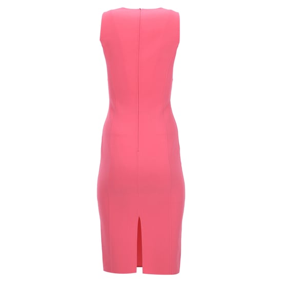 Michael Kors mouwloze midi-jurk in roze wol - Image 3