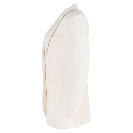 Sandro blazer in crèmekleurig polyester - Image 2
