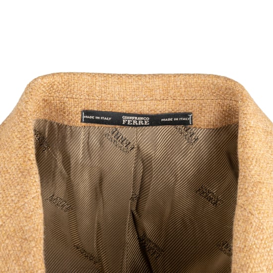 Gianfranco Ferré Camelkleurige blazer - jaren 00 - Image 3