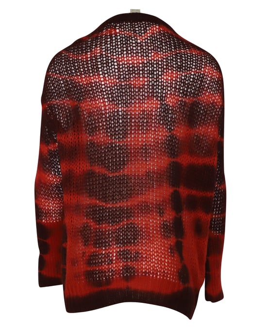 Stella McCartney tie-dye trui van rode alpacawol - Image 3