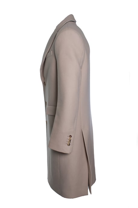 Amiri, beige wollen jas - Image 4