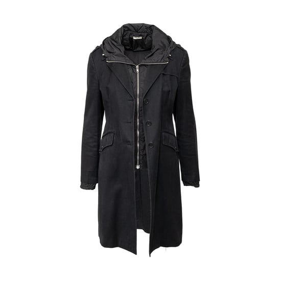 Miu Miu jas met capuchon en rits - jaren '10 - Image 2