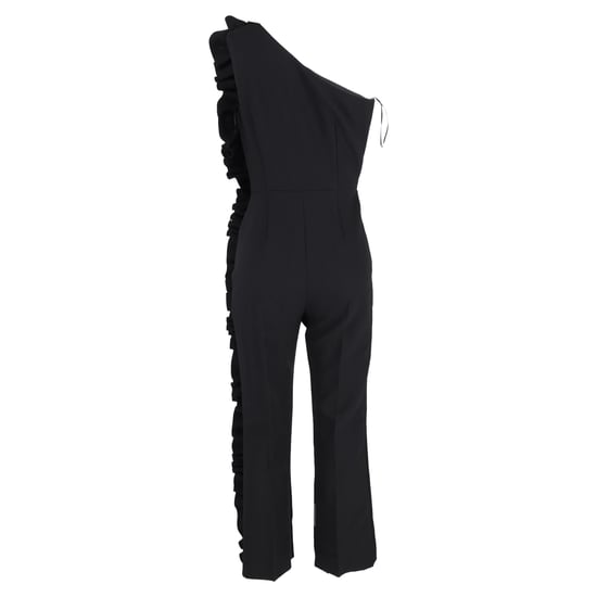 MSGM Jumpsuit met één schouder en ruches in zwart polyester - Image 3