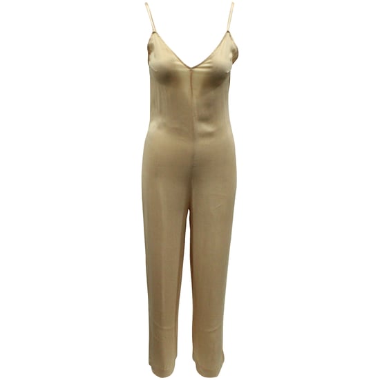 Ba&Sh Chiva mouwloze jumpsuit in beige cupro - Image 1