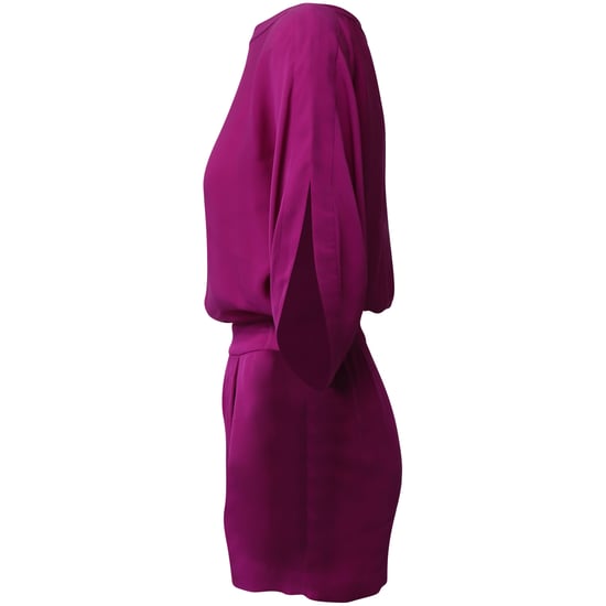 Diane Von Furstenberg Romper in paarse zijde - Image 2