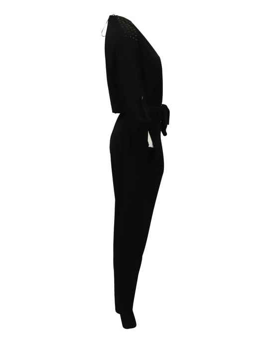 Michael Kors jumpsuit van stretchjersey met studs in zwart polyester - Image 4
