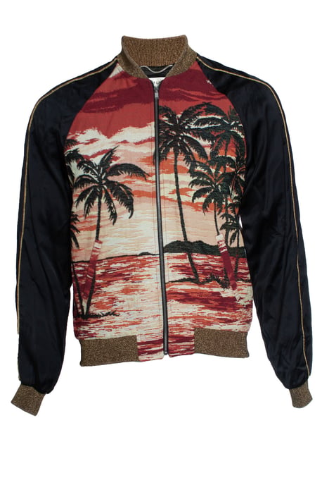 Saint Laurent, Parijs SS16 op maat gemaakte Hedi Slimane bomber - Image 1