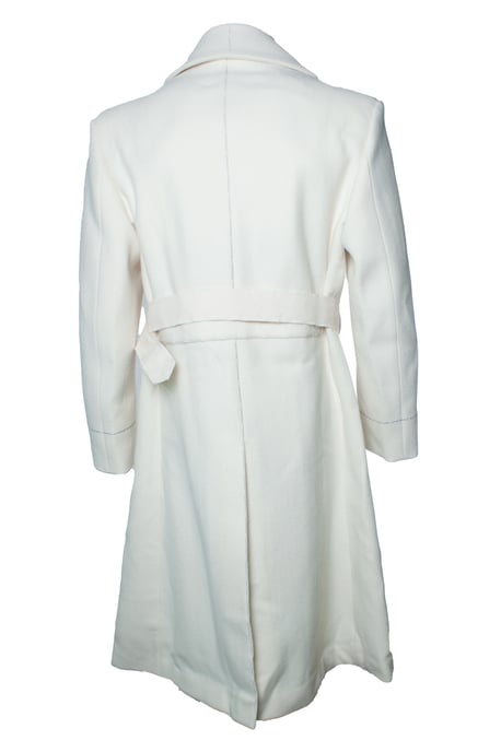 Maison Martin Margiela, Off-white Melton-jas - Image 3