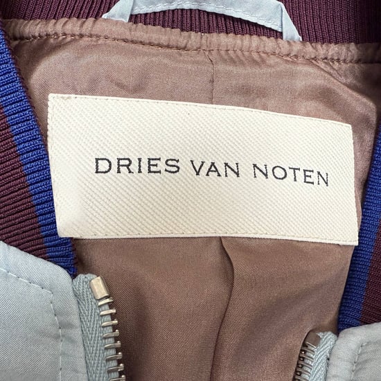 Dries Van Noten bomberjack met print in veelkleurige zijde - Image 4