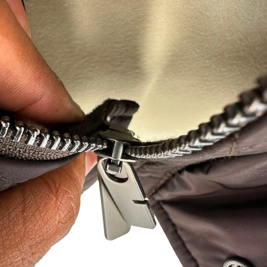 Burberry cropped gewatteerd jack in bruin polyamide - Image 6