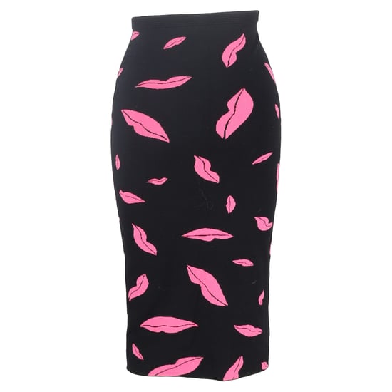 Diane Von Furstenberg midi-rok met lippenprint, aansluitend model, in veelkleurig polyester - Image 3