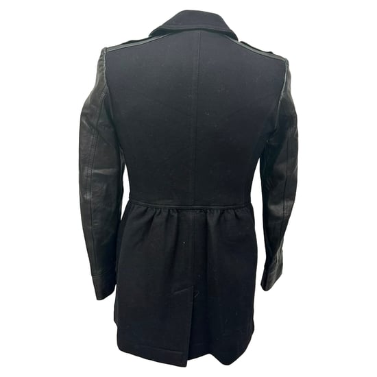 Burberry Brit double-breasted jas in zwarte wol - Image 3