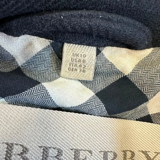 Burberry Brit double-breasted jas in zwarte wol - Image 6