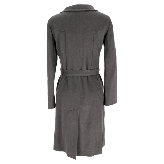 Roland Mouret jas met riem in grijze wol - Image 3