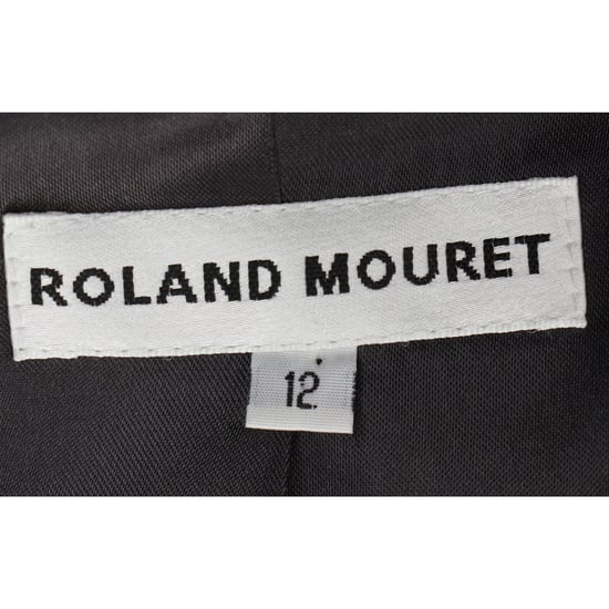 Roland Mouret jas met riem in grijze wol - Image 4