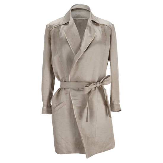 Nina Ricci jas met riem in beige linnen - Image 1