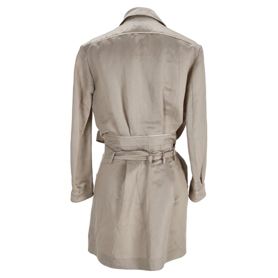 Nina Ricci jas met riem in beige linnen - Image 3