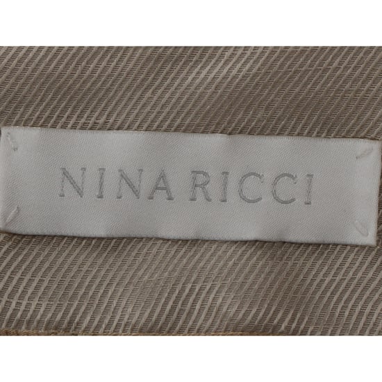 Nina Ricci jas met riem in beige linnen - Image 4