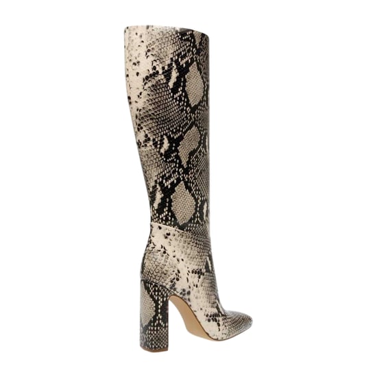 Steve Madden Kniehoge laarzen van slangenleer voor dames (Lichtbeige/natuurlijke slangenhuid) - Image 2