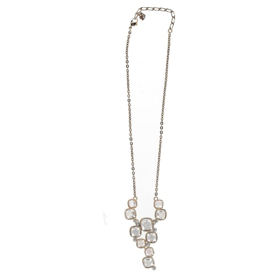 Swarovski kristallen ketting in goudkleurig metaal - Image 2