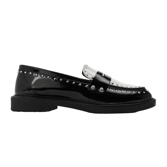 Steve Madden Penny-loafers met studs en blokhak voor dames, geschikt voor formele gelegenheden (Coco/Zwart) - Image 2
