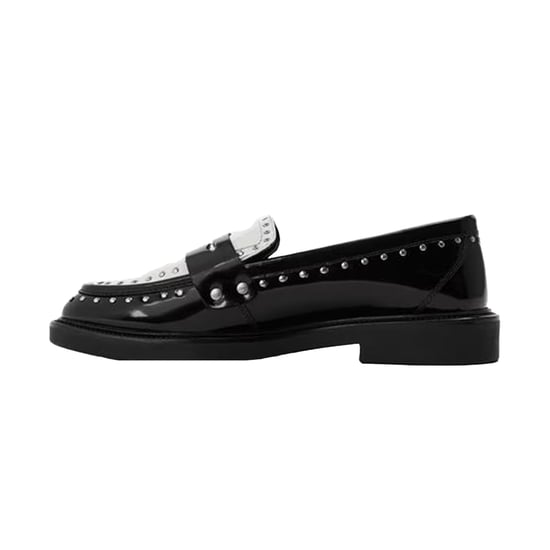 Steve Madden Penny-loafers met studs en blokhak voor dames, geschikt voor formele gelegenheden (Coco/Zwart) - Image 3