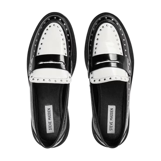 Steve Madden Penny-loafers met studs en blokhak voor dames, geschikt voor formele gelegenheden (Coco/Zwart) - Image 4