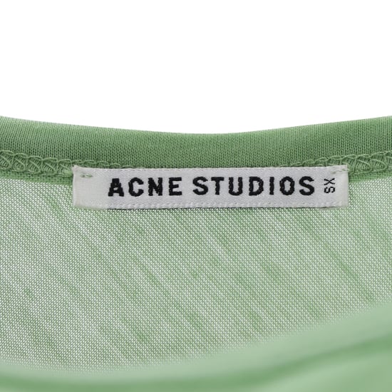 Acne Studios mouwloze tanktop met ronde hals in groene lyocell - Image 4