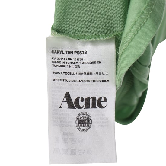 Acne Studios mouwloze tanktop met ronde hals in groene lyocell - Image 5