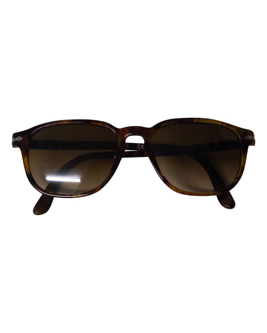 Ray-Ban gepolariseerde zonnebril in bruin en zwart acetaat. - Image 1
