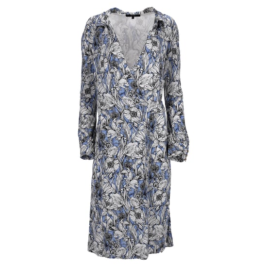 Gucci midi-wikkeljurk met bloemenprint in veelkleurige viscose - Image 1