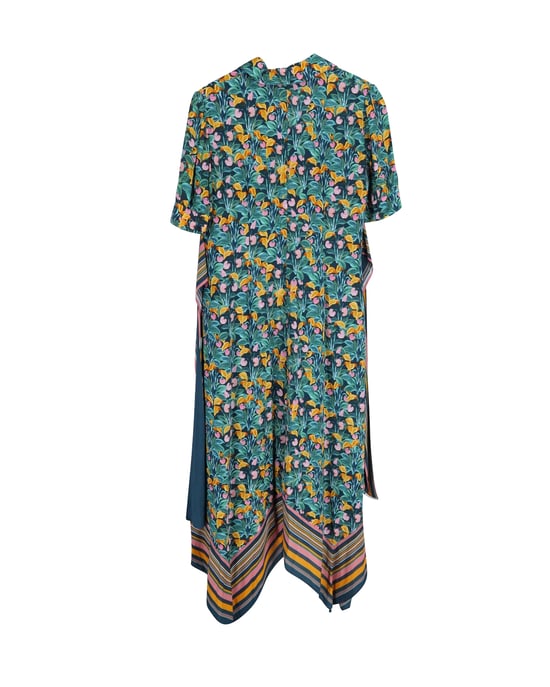 Diane von Furstenberg Kendyl bedrukte midi-jurk met ceintuur in veelkleurige viscose - Image 2