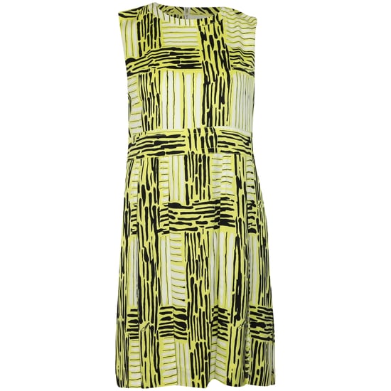Diane Von Furstenberg Hayley bedrukte casual jurk van geel katoen - Image 1