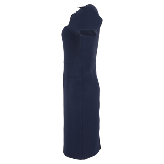 Roland Mouret De Biltmore-jurk in marineblauwe wol - Image 2