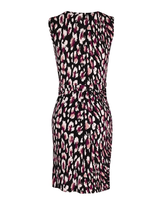 Gucci jurk met print en overslag aan de voorkant, gemaakt van veelkleurige viscose. - Image 2