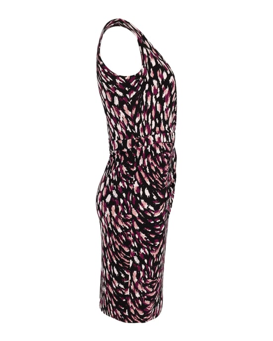 Gucci jurk met print en overslag aan de voorkant, gemaakt van veelkleurige viscose. - Image 3