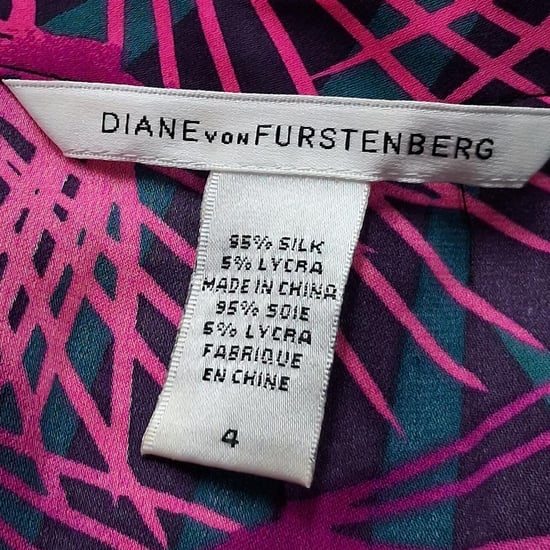 Diane Von Furstenberg Della bedrukte midi-jurk met strikceintuur in veelkleurige zijde - Image 3